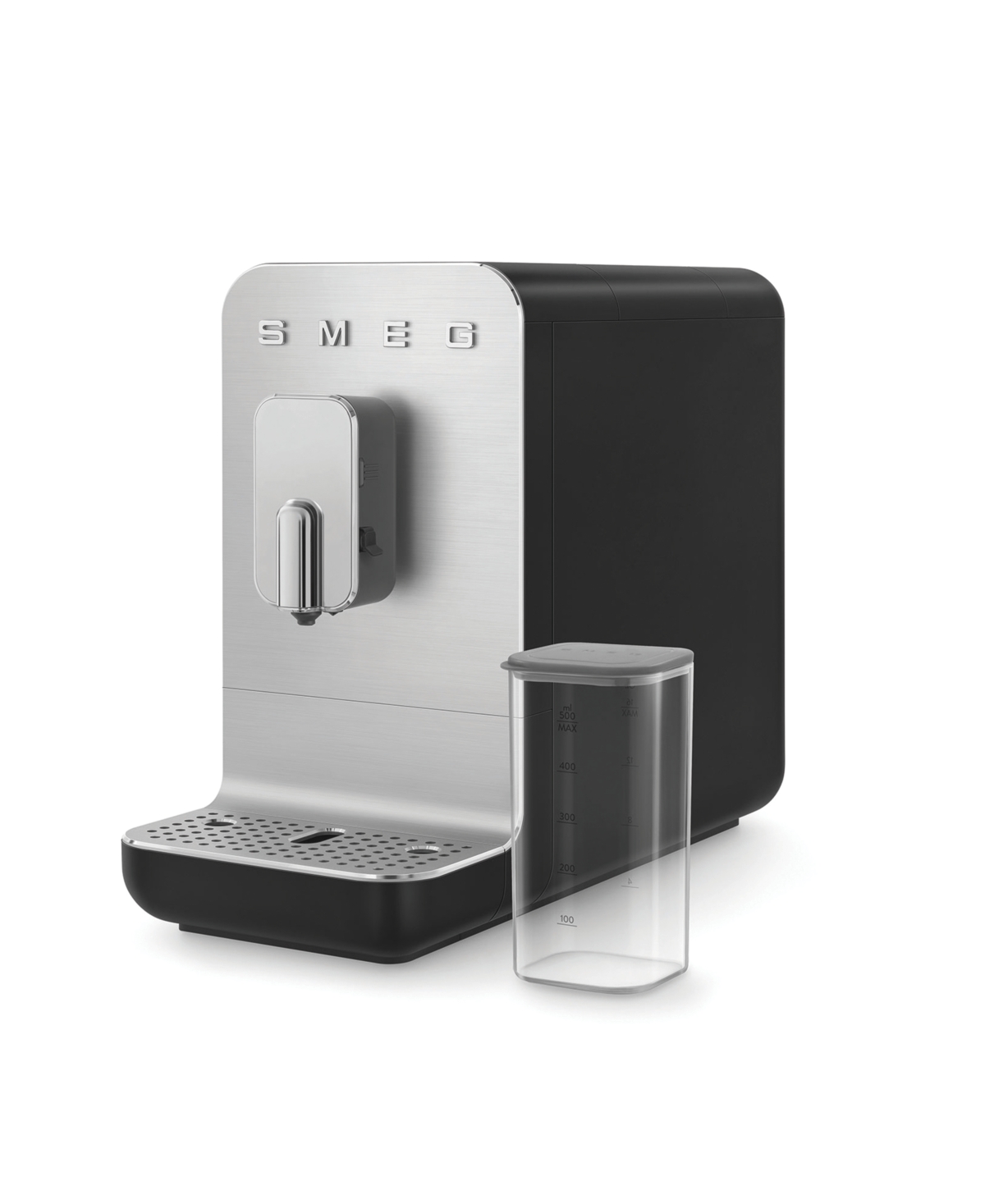 Smeg Contemporary Aesthetic Fully Automatic Coffee Machine With Auto Froth In Matte Black