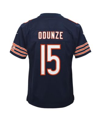 Big Boys and Girls Rome Odunze Navy Chicago Bears Team Game Jersey