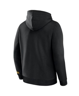 Men's Black Pittsburgh Steelers Legacy Fleece Pullover Hoodie