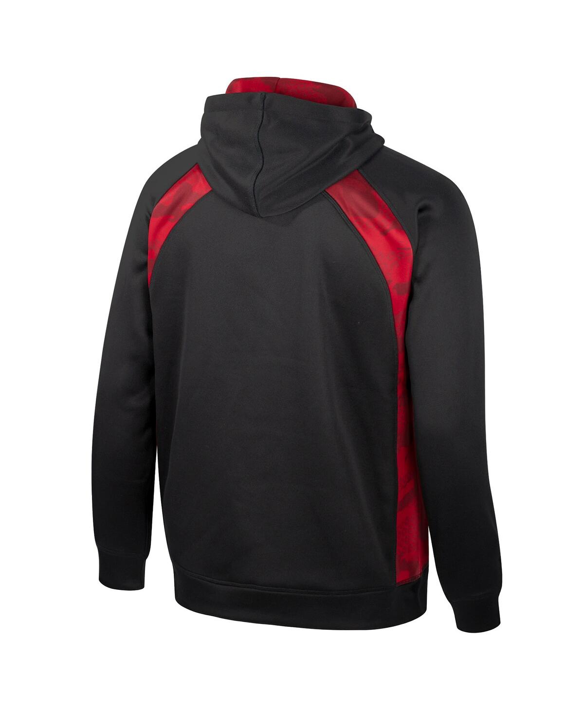 Colosseum Men's Black Ohio State Buckeyes Big Tall On Honor Pullover Hoodie In Black