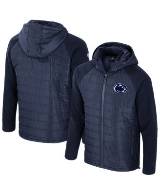 Colosseum - Men's Navy Penn State Nittany Lions Block The Sun Full-zip Hoodie Jacket