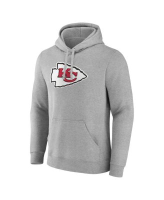 Men's Heather Gray Kansas City Chiefs Deliver Fleece Pullover Hoodie