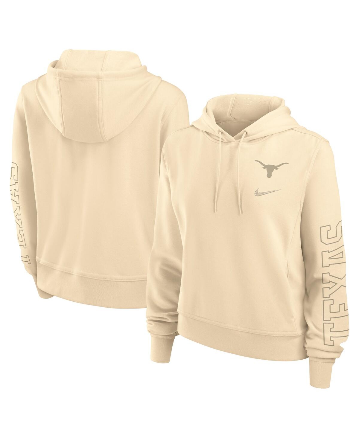 Nike Women's Tan Texas Longhorns One Performance Pullover Hoodie In Tan