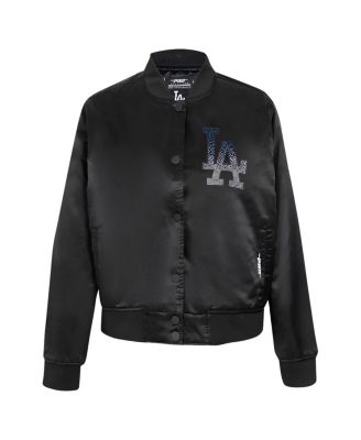 Los Angeles Dodgers フード付きジャケット ブラック Men's Black Los Angeles Dodgers Coaches Full-Snap Hooded