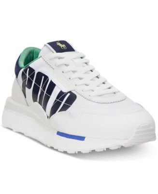 Polo Ralph Lauren Men's Train 89 Logo Leather & Oxford