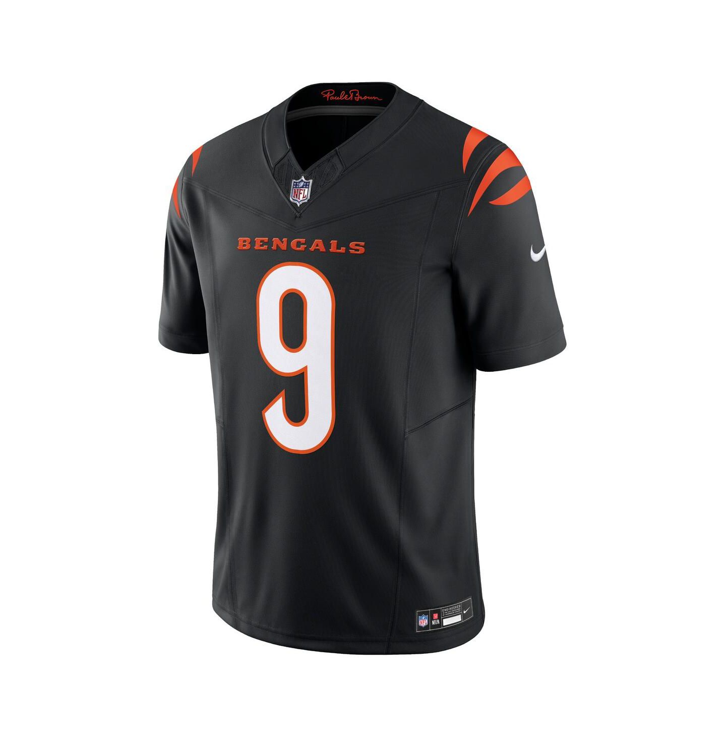 Мужской топ Nike Joe Burrow Black Cincinnati Bengals Vapor F.U.S.E. Limited Jersey — фото 6