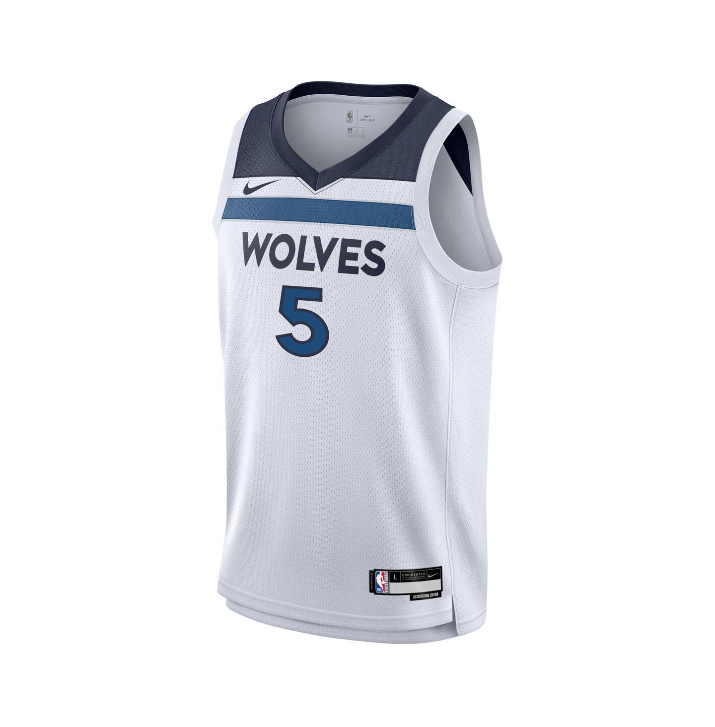 Детская джерси Nike Anthony Edwards Minnesota Timberwolves Swingman Association, White — фото 3