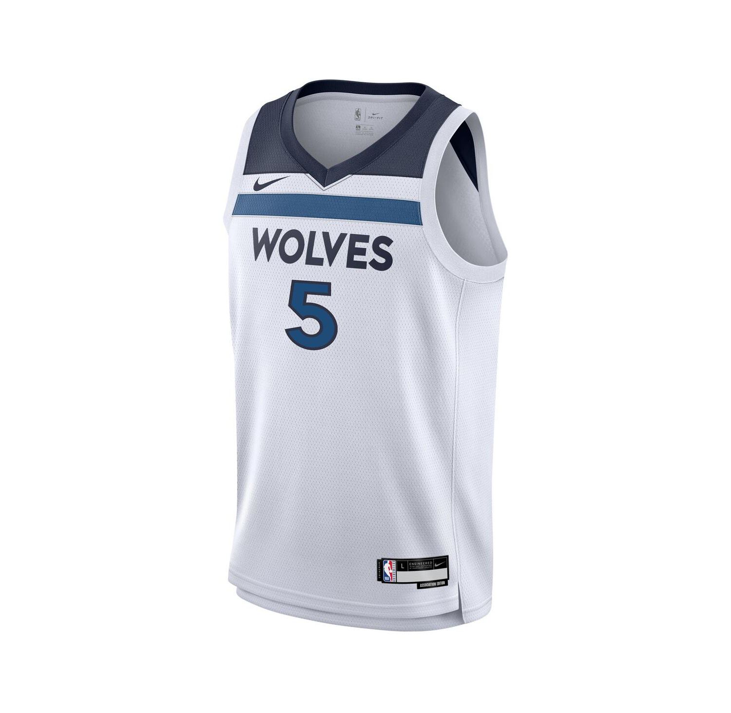 Big Boys and Girls Anthony Edwards White Minnesota Timberwolves Swingman Jersey - Association Edition