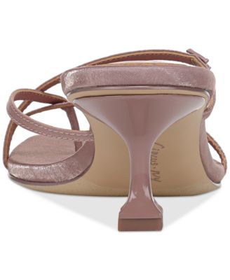 Juliet Strappy Kitten-Heel Dress Sandals