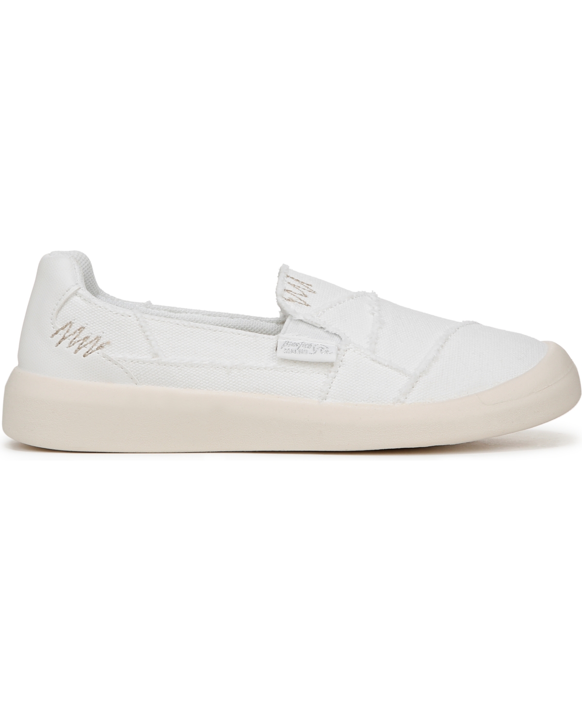 Blowfish Malibu Women's Beachfront Round Toe Slip On Sneakers In White Canvas
