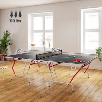 Full Size Ping Pong Table, Folding Table Tennis Table,