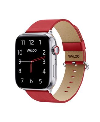 Leather Grain Band For Apple Watch