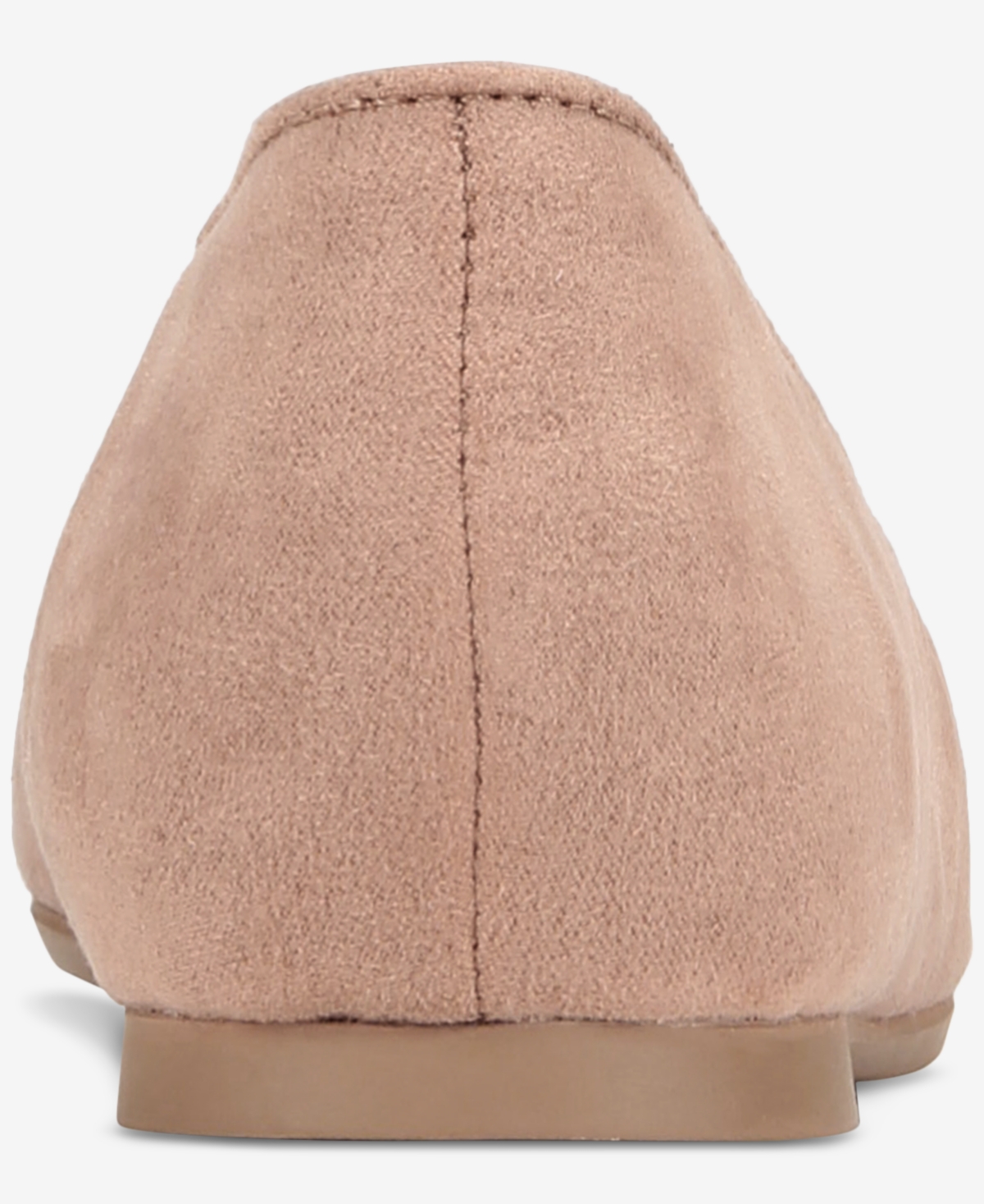 Style & Co Alyson Slip-on Loafer Flats, Created For Macy's In Taupe Micro
