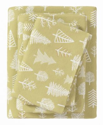 Lodge Print Ultra-Soft Turkish Cotton Flannel Sheet Set