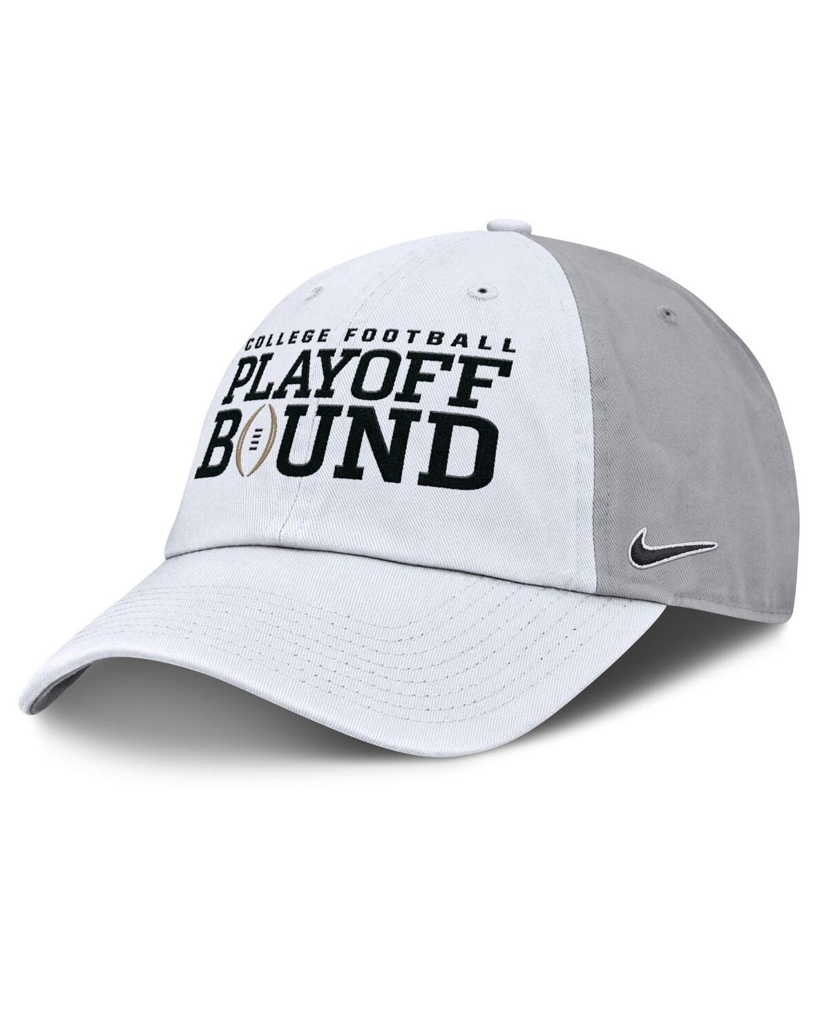 Nike Men's And Women's White/gray Tennessee Volunteers 2024 College Football Playoff Club Adjustable Hat In White,gray