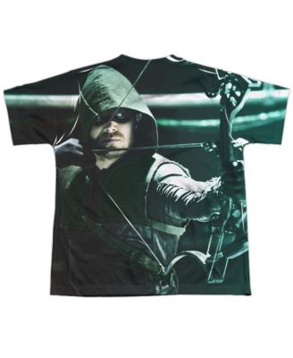 Boys Two Sides (Front/Back Print) Short Sleeve Poly Crew Tee / T-Shirt