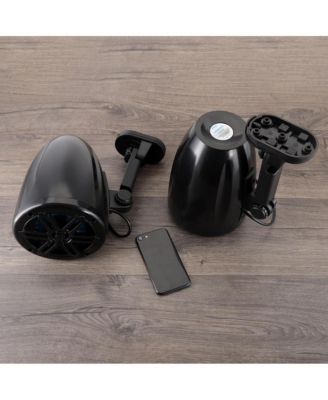 5.25   Waterproof Marine Box Speakers, 180W, 2-Way Off-Road System (Black)