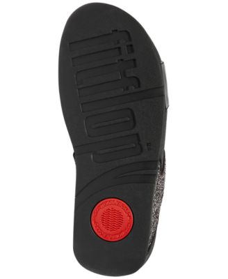 Women's Lulu Multi-Tonal Glitter Wedge Sandals 