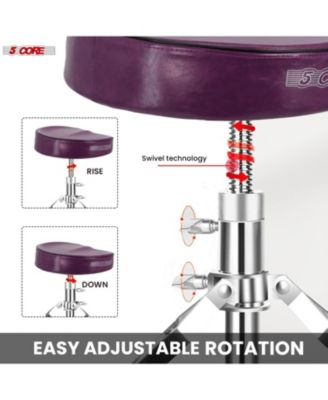 Drum Throne Padded Guitar Stool Saddle Drummer Seat for Adults & Kids