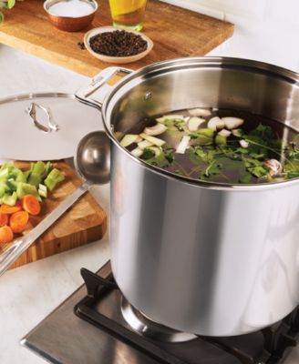 All-Clad Stainless Steel 16 Qt. Stockpot with Lid - Macy's