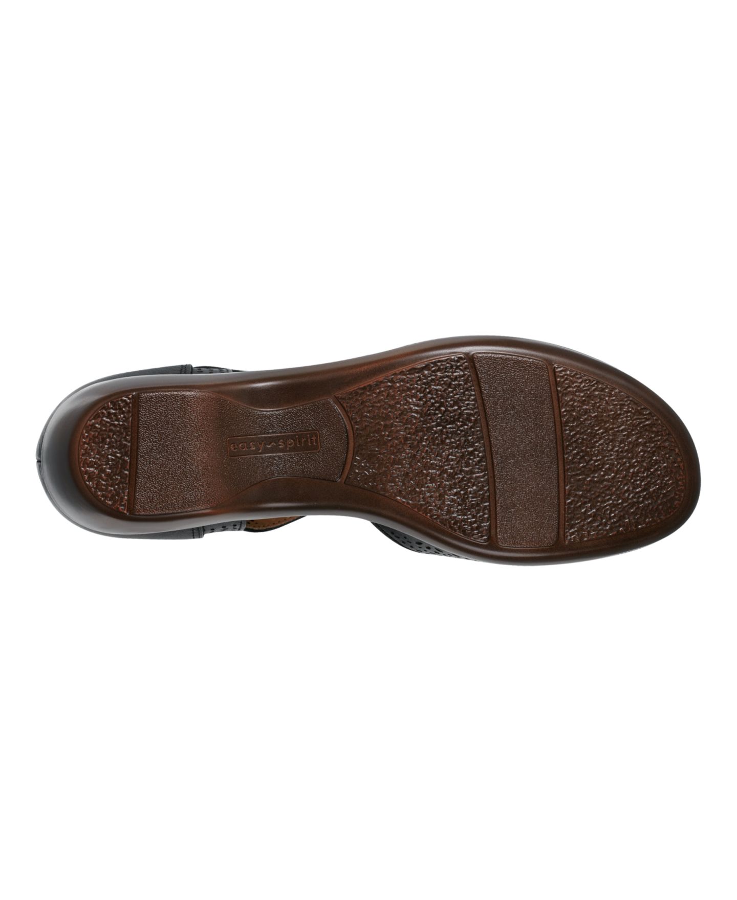 Женские туфли Мэри Джейн Easy Spirit Denita из двух частей, цвет: Чёрный кожаный — фото 5