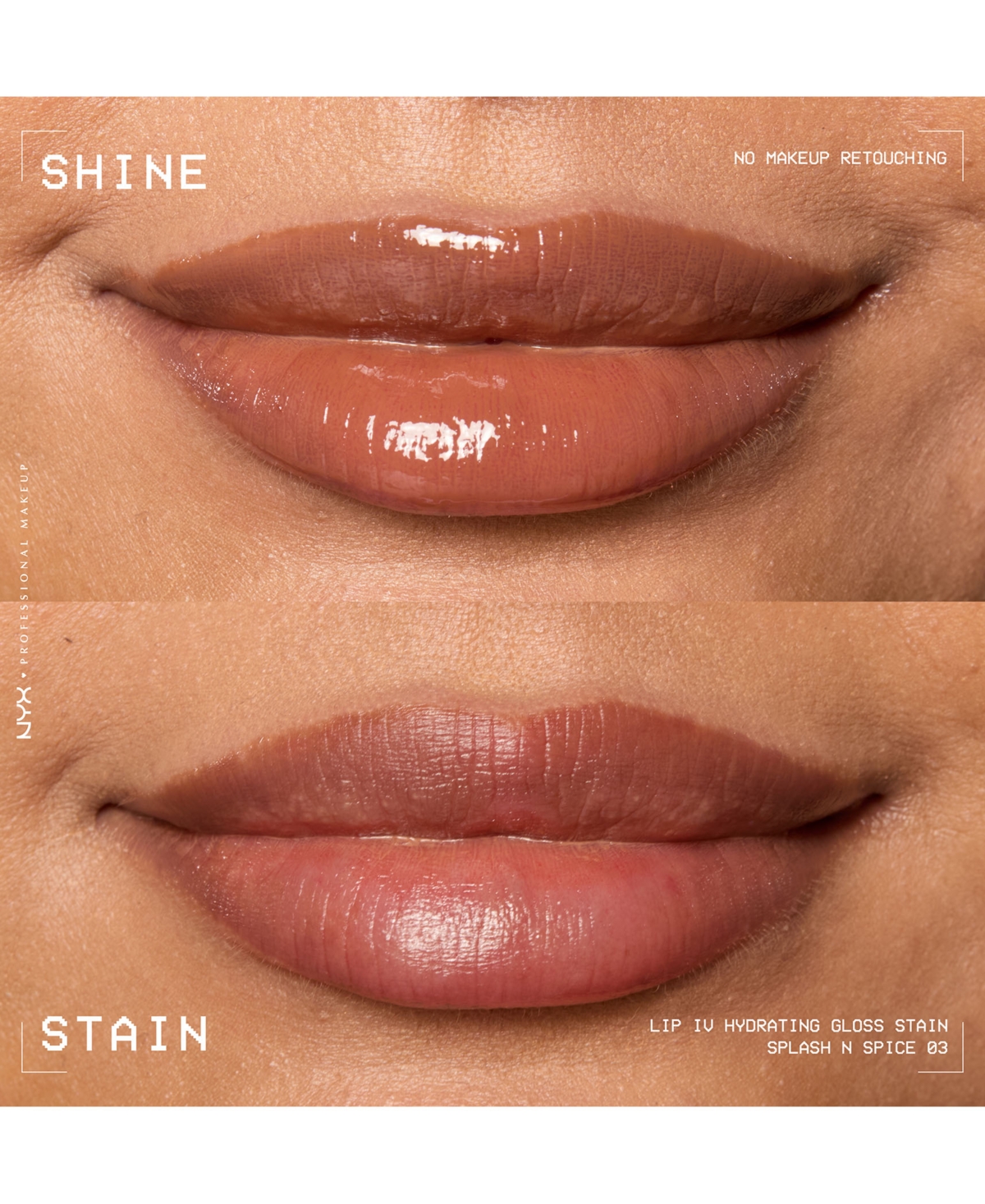 Nyx Professional Makeup Lip Iv Hydrating Gloss Stain In Splash N Spice