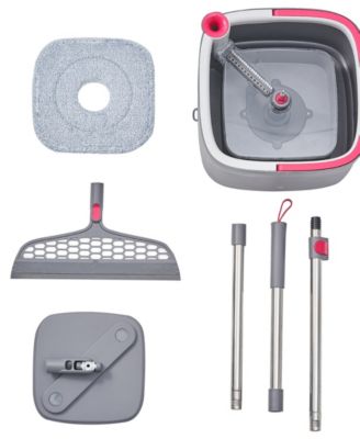 Mop, Silicone Sweeper & Bucket Cleaning System 