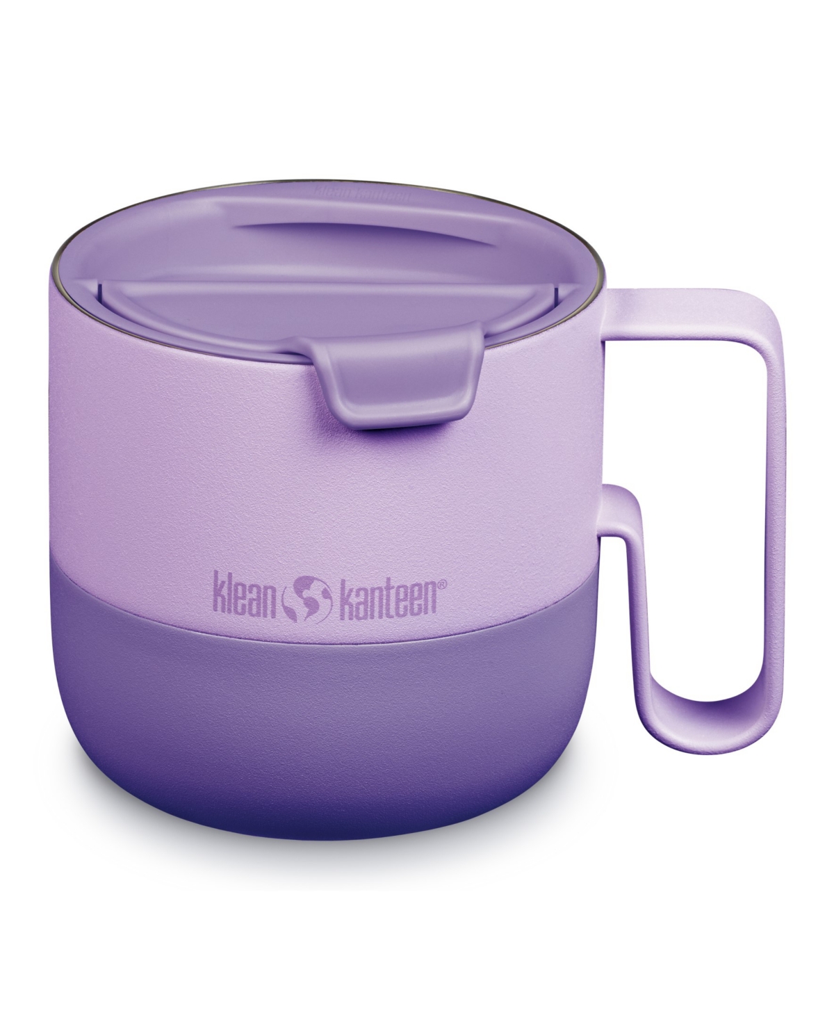 Klean Kanteen Insulated 14 Oz. Stainless Steel Mug With Flip Lid In Orchid Bloom
