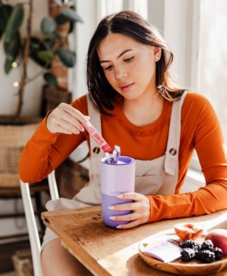 Insulated 16 oz. Stainless Steel Tumbler with Flip Lid