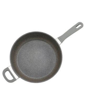 Parma Plus Aluminum Nonstick 3.9-Qt  Helper Handle Saut&eacute; Pan with Lid