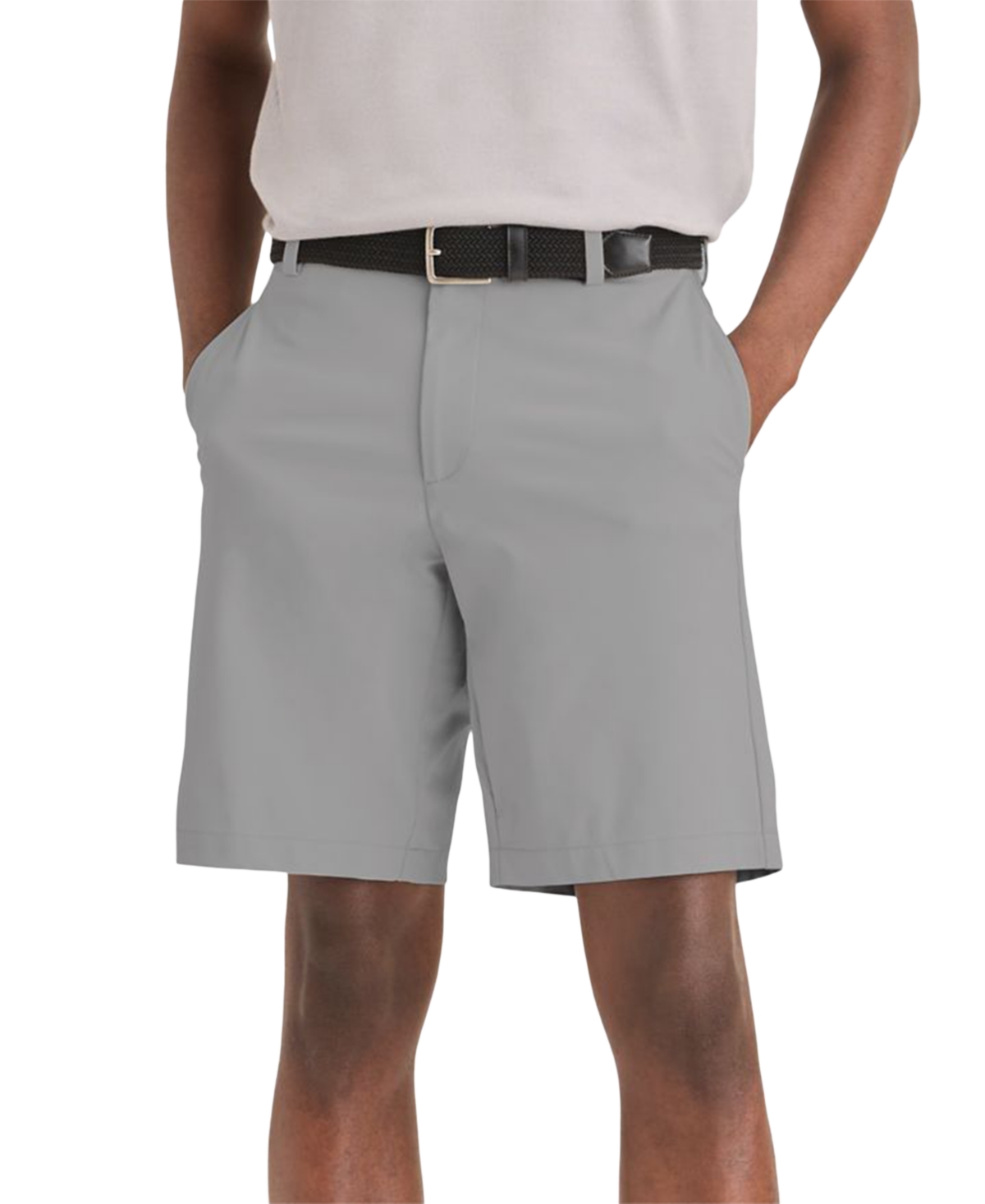 Dockers Men's Go Airweave Chino Straight Fit 9.5" Shorts In Sharkskin