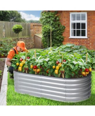 Aluzinc Material Modular Metal Raised Garden Bed