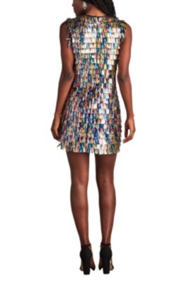 Women's Birdie Sequin Fringe Mini Dress
