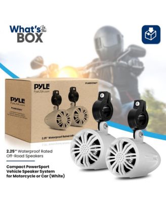 2.25   Waterproof Motorcycle Box Speakers, Compact Off-Road System