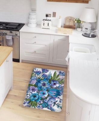 Posies Anti-Fatigue Kitchen Mat, 20" x 30"