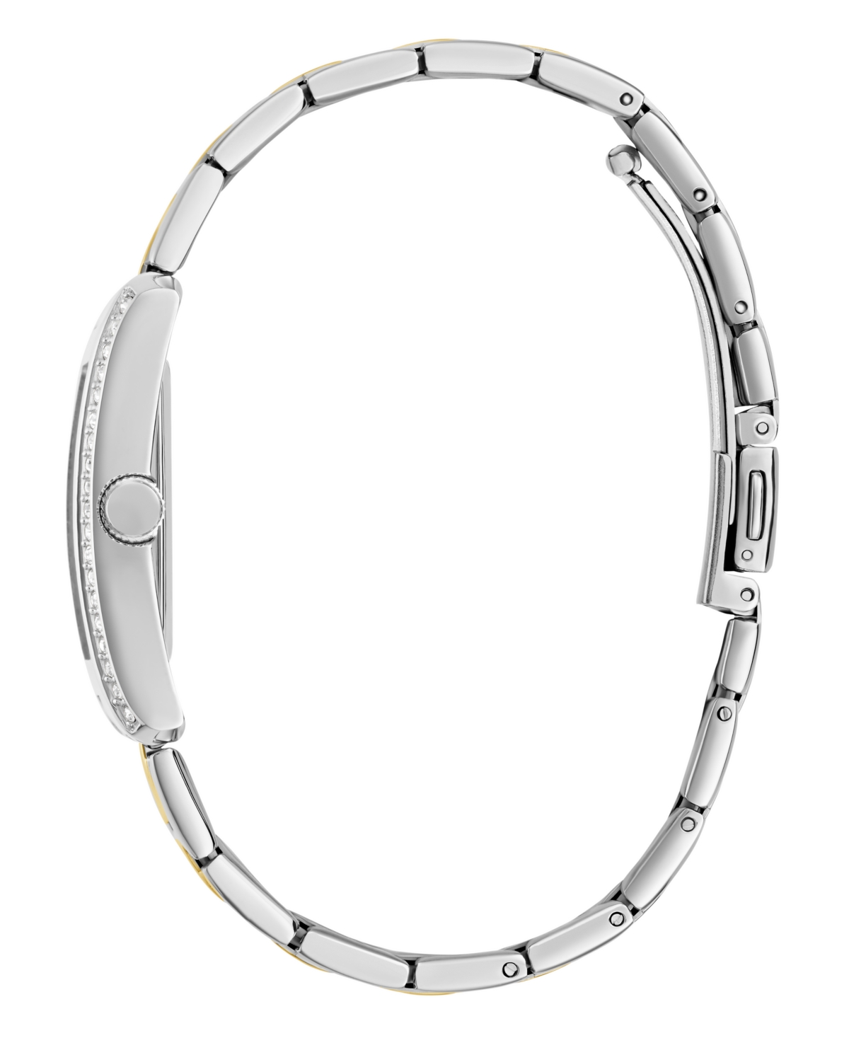 Guess Women's Analog Two-tone Stainless Steel Watch, 27mm In Two-tone