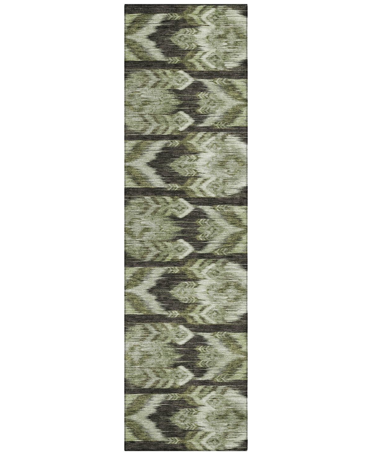 Addison Chantille Acn812 2'3"x7'6" Runner Area Rug In Olive