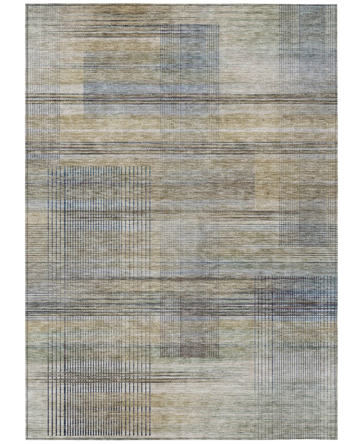 Addison Chantille Acn819 8'x10' Area Rug In Khaki