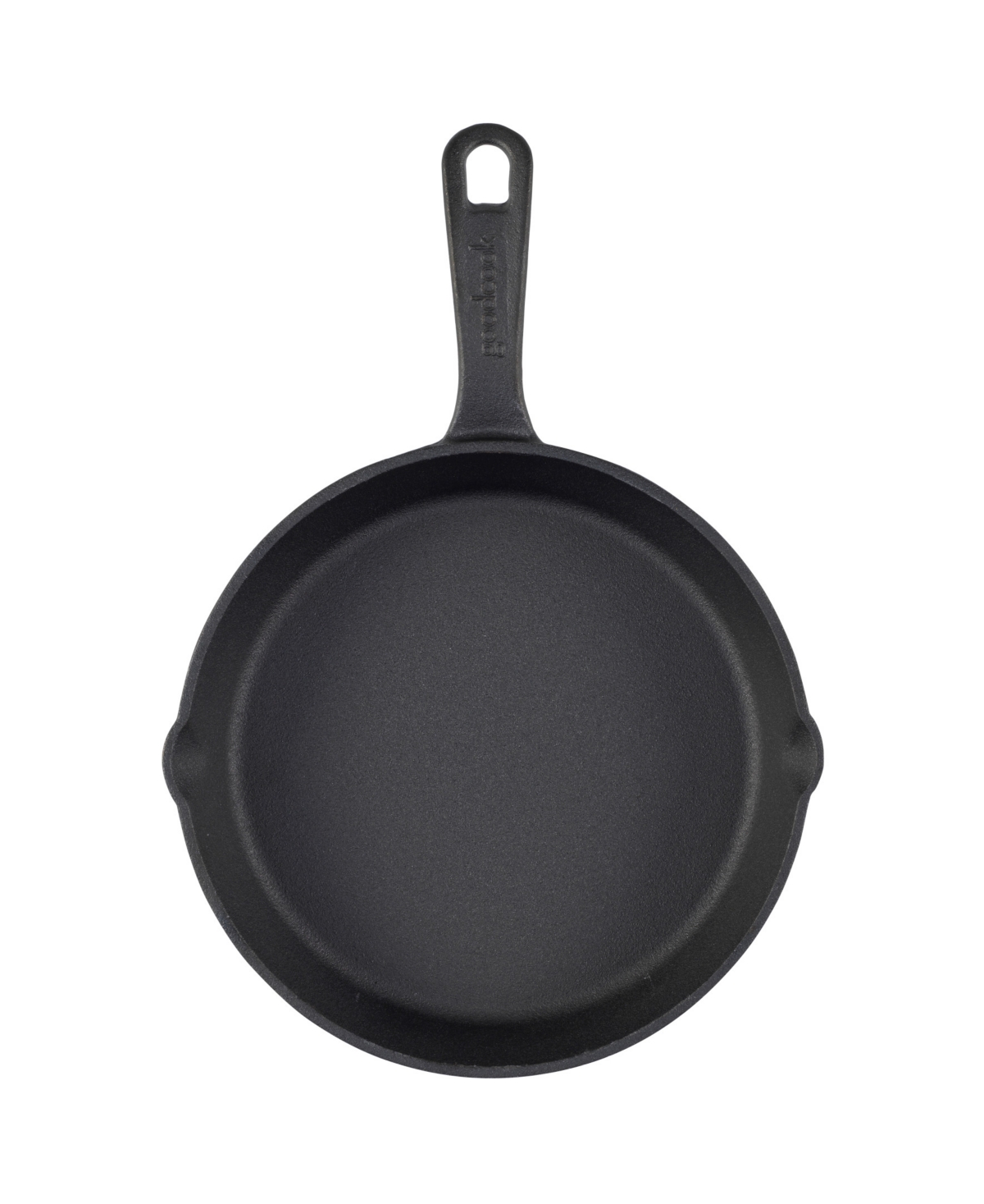 Goodcook Cast Iron 10" Pre-seasoned Skillet In Black