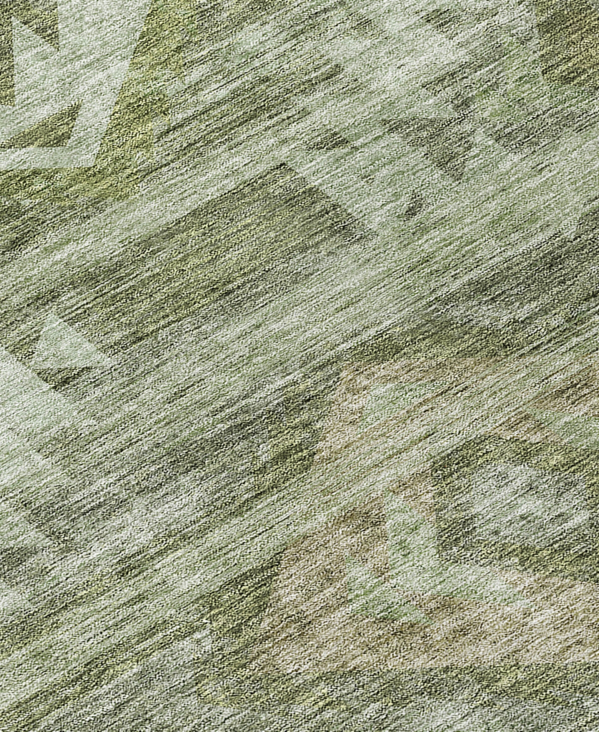 Addison Chantille Acn837 2'3"x7'6" Runner Area Rug In Olive