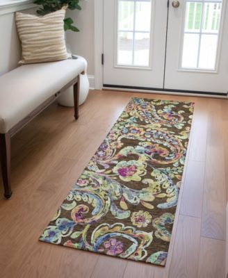Chantille Machine Washable ACN834 2'3"x7'6" Runner Area Rug
