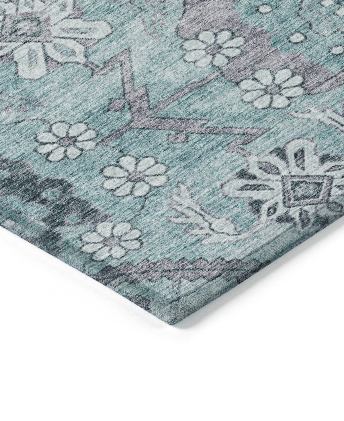 Addison Chantille Acn841 2'6"x3'10" Area Rug In Teal