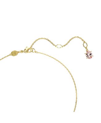 Gema Gold-Tone Plated, Mixed Cuts, Multicolored Pendant Necklace