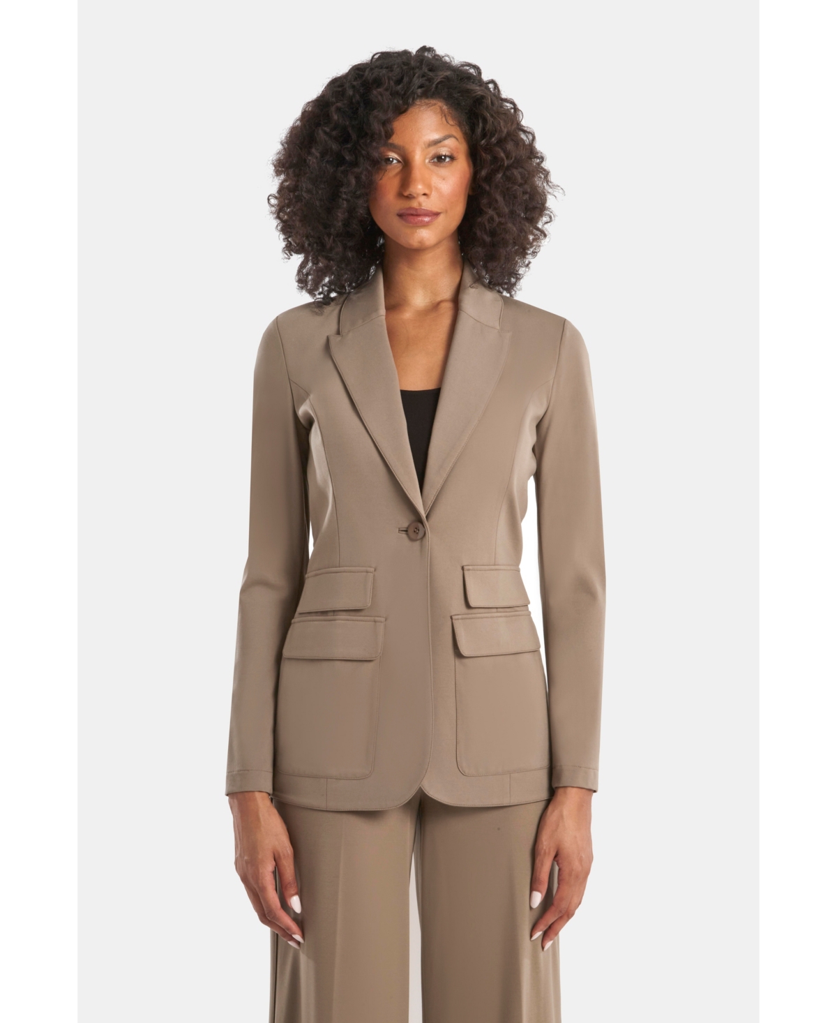 The Amelia Blazer - Taupe