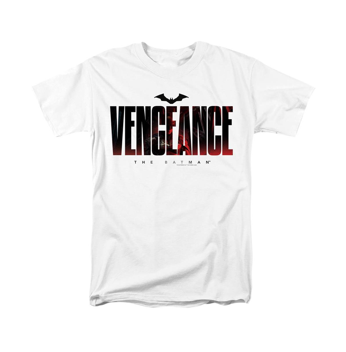 Men's The Vengeance For The Bat Short Sleeve Adult Tee / T-Shirt - White