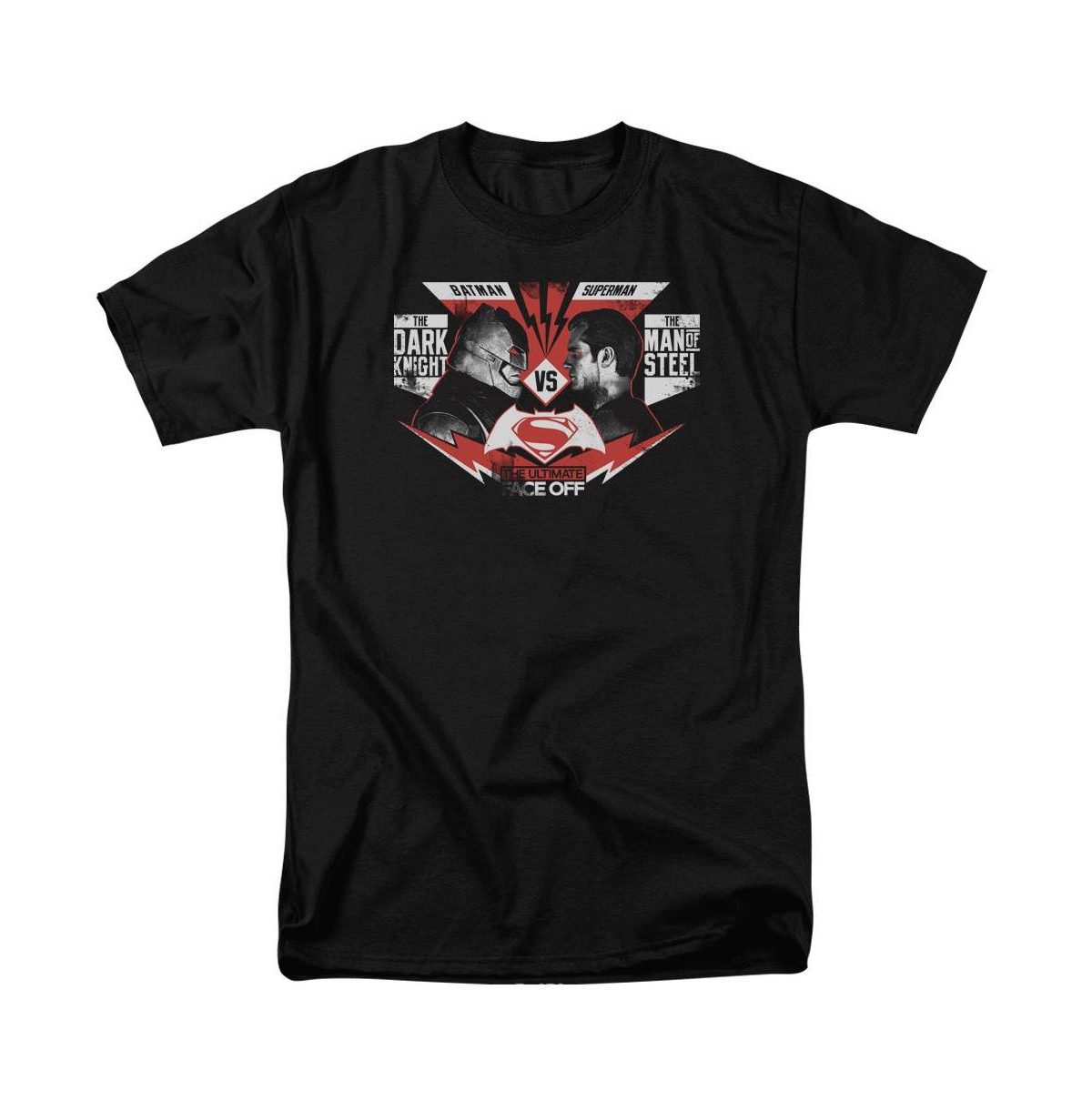 Mens Ultimate Face Off Short Sleeve Adult Tee / T-Shirt - Black