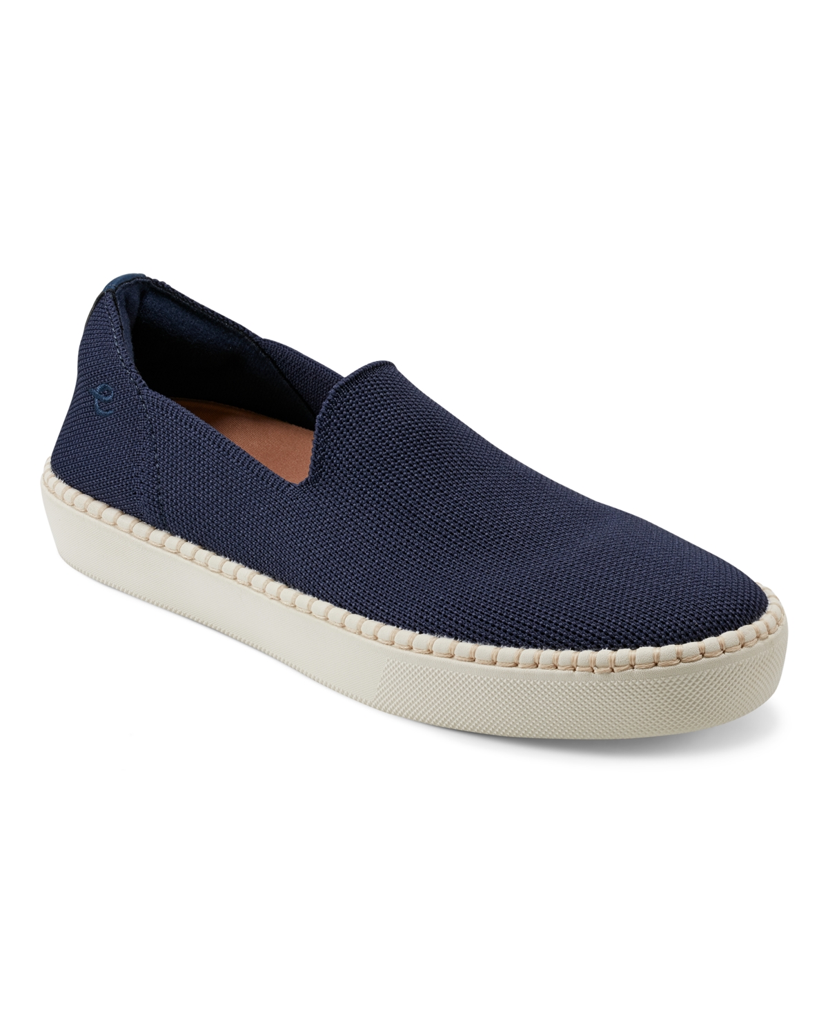 Shop Easy Spirit Women's Presley Breathable Slip-on Sneakers In Navy