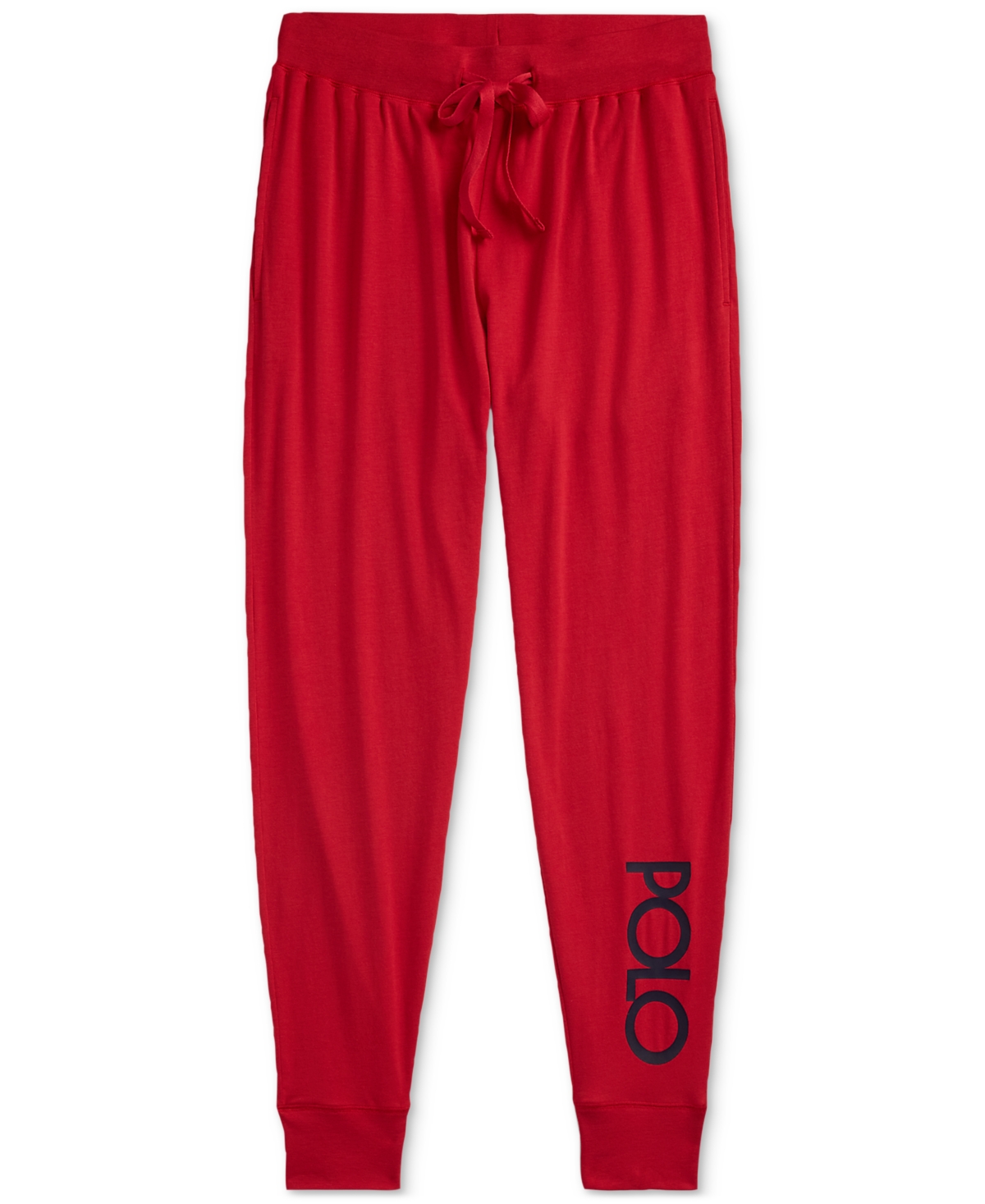 Polo Ralph Lauren Men's Logo Jogger Pajama Pants, Exclusively At Macy's In Red