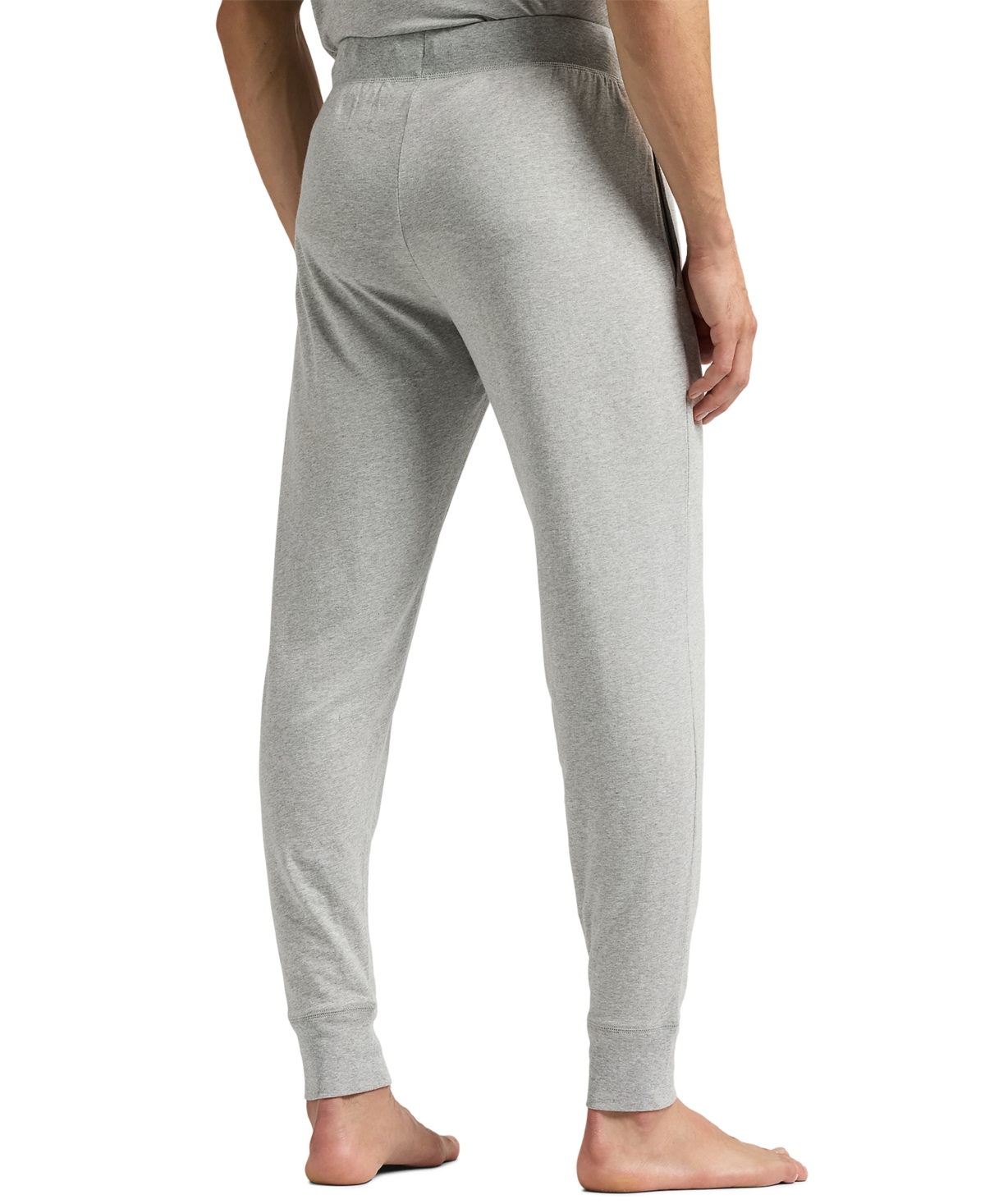 Polo Ralph Lauren Men's Logo Jogger Pajama Pants, Exclusively At Macy's In Gray