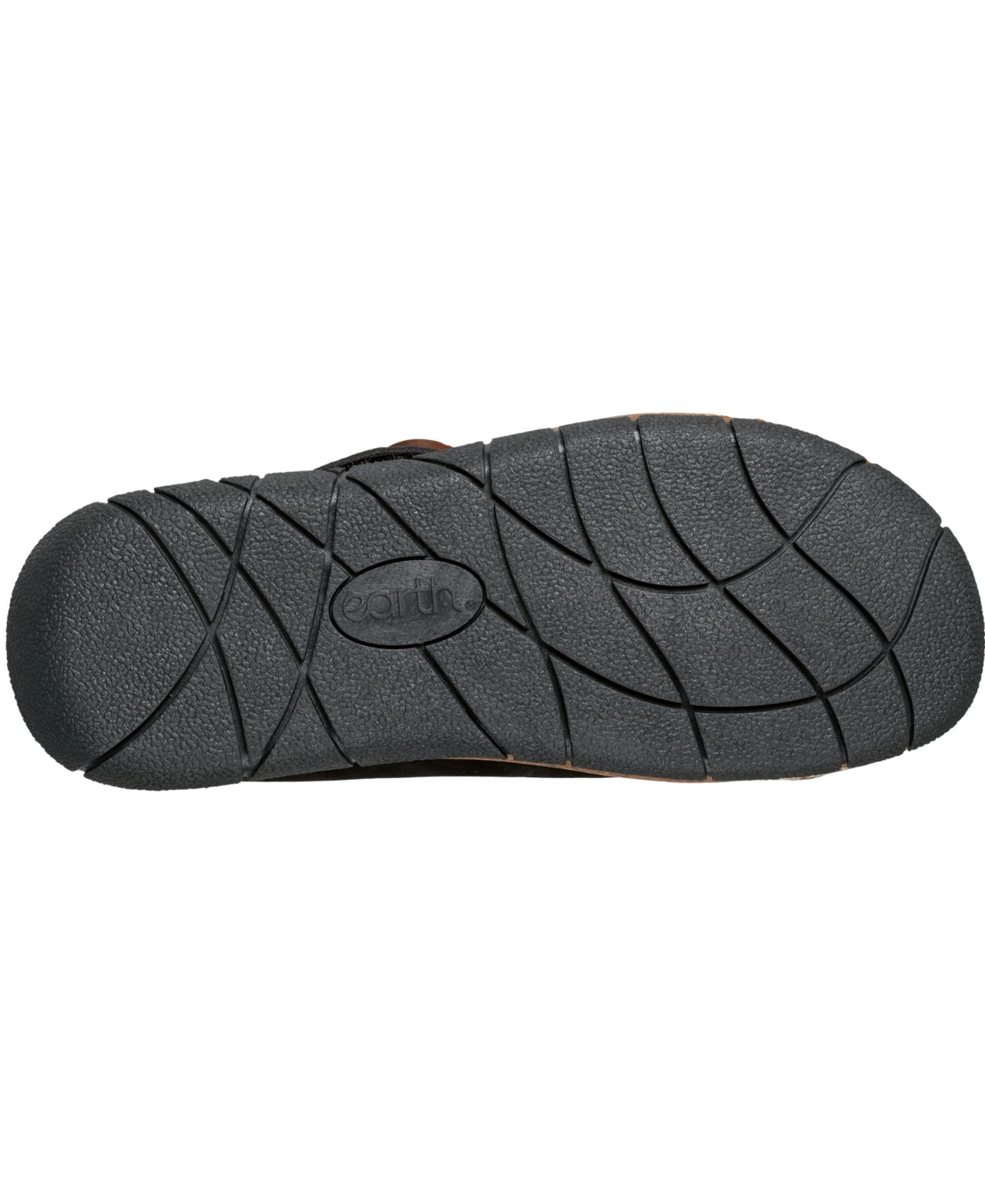 Женские сабо Earth Erinn Cutout Slip-On, цвет: Чёрный нубуковый — фото 5
